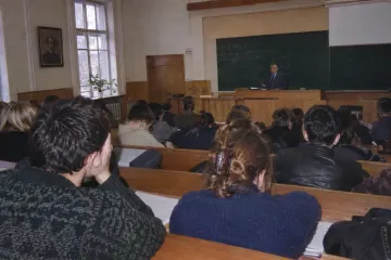 Лекція в аудиторії ЛНУ